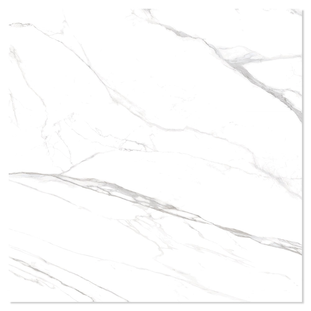 Marmor Gulvflis Escalona Hvit Polert 90x90 cm